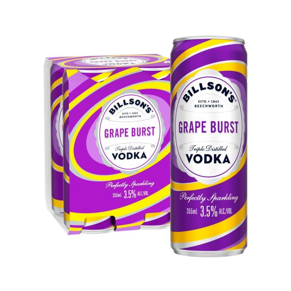 Grape Burst Vodka Mixed Drink Can 355ml