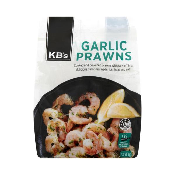 Cooked Garlic Prawns