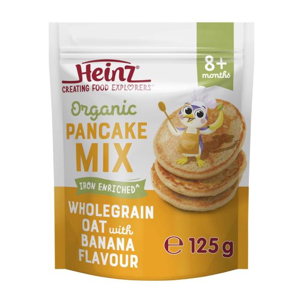 Buy Heinz Organic Pancake Mix Wholegrain With Oat Banana 8+ Months