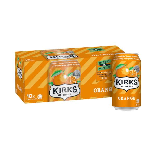 Orange Soft Drink Multipack Cans 375ml