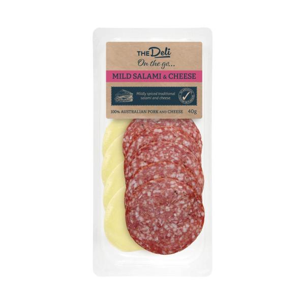 The Deli On The Go Mild Salami & Cheese 40g