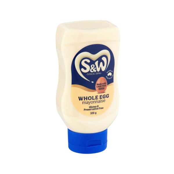 S&W Gluten Free Whole Egg Mayonnaise 320g product image