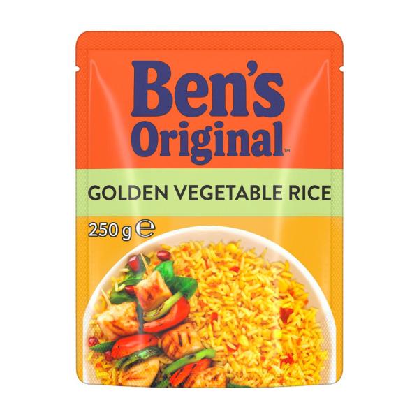Ben's Original Golden Vegetable Rice Pouch 250g product image
