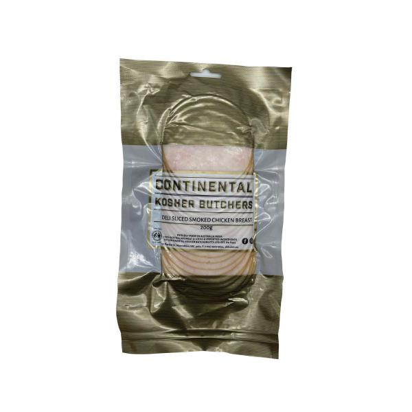 Continental Kosher Butchers Deli Sliced Smoked Chicken Breast 200g