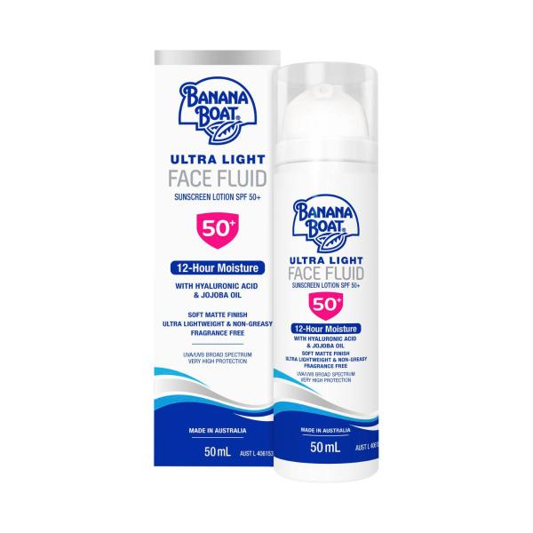 Ultra Light Face Fluid Sunscreen Lotion Spf50+