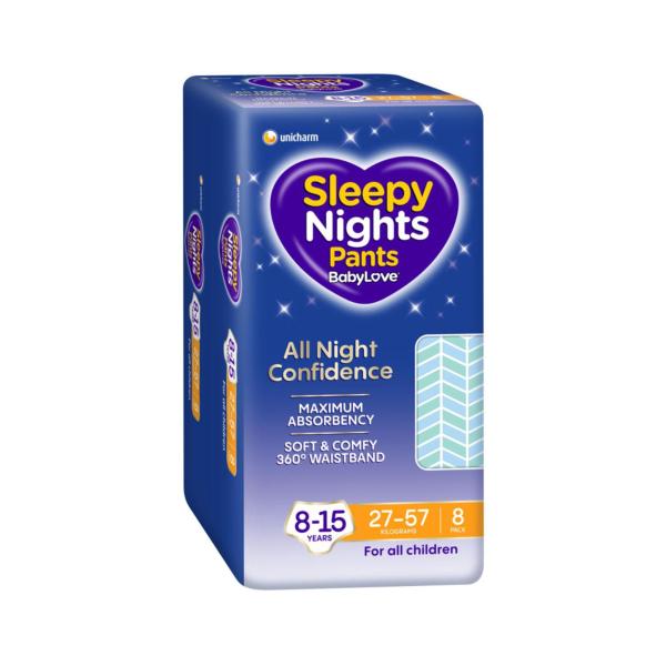 Sleepynights Night Time Pants 8-15 Years 27-57kg