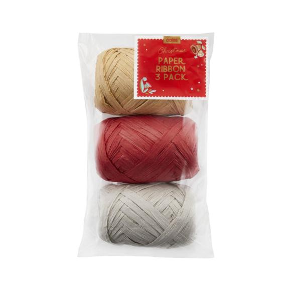 Paper Ribbon Pack Buy PAPER RIBBON 3 PACK PAPER RIBBON 3 PACK | Coles