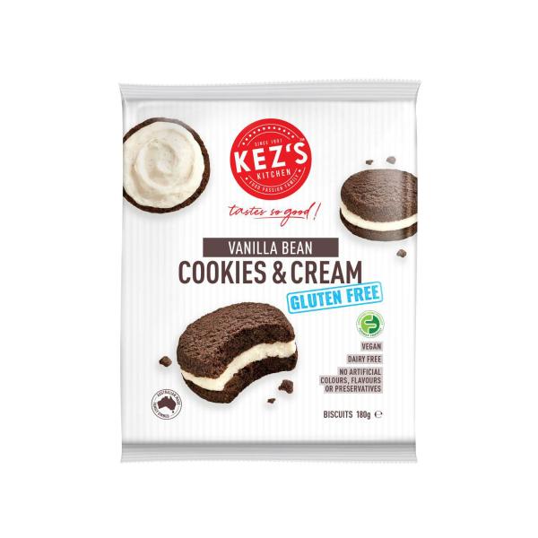 Gluten Free Vanilla Bean Cookies & Cream