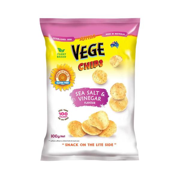 Vege Chips Sea Salt & Vinegar | 100g – Coles