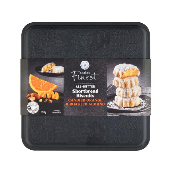 All-butter Shortbread Biscuits Candied Orange & Roasted Almond