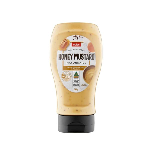 Coles Honey Mustard Mayonnaise 380g product image