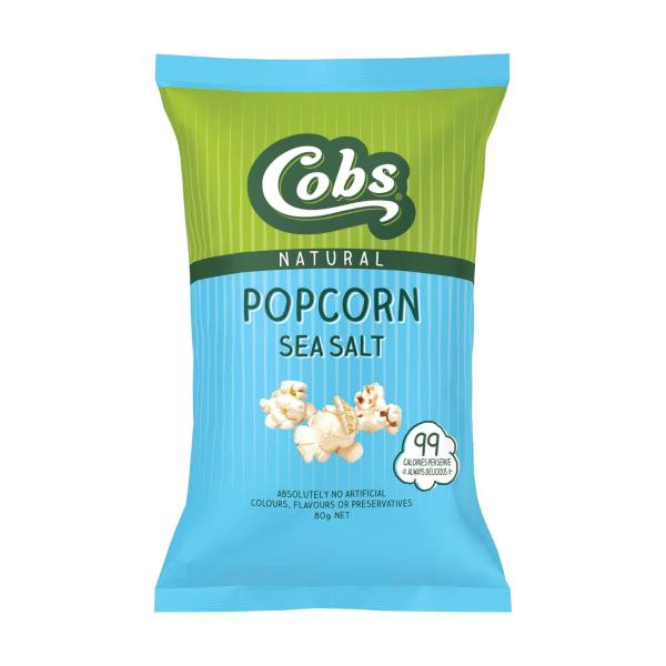 Cobs Gluten Free Popcorn Sea Salt 80g product image