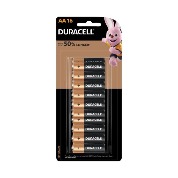 Duracell Coppertop AA Alkaline Batteries | 16 Pack – Coles