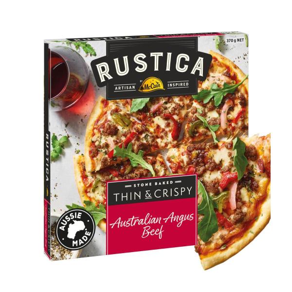 McCain Rustica Thin & Crispy Angus Beef 370g product image
