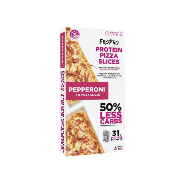 Fropro Protein Slices Pepperoni Pizza 2 Pack 360g product image