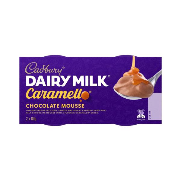 Dairy Milk Caramello Chocolate Mousse 2x80g