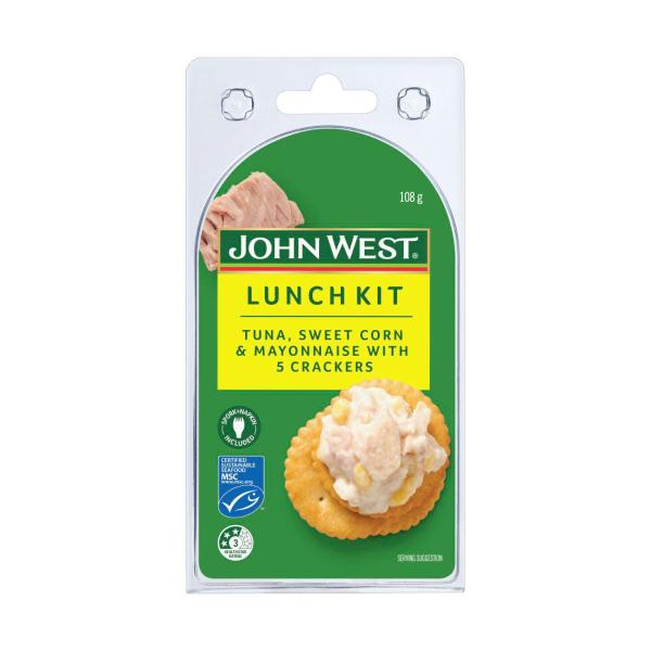 Tuna & Sweetcorn In Mayonnaise With Crackers Lunch Kit