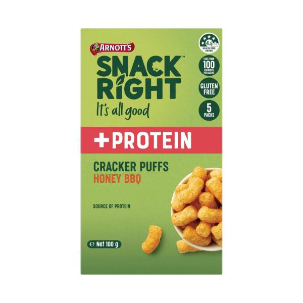 Snackright Multipack Cracker Puffs Honey Bbq