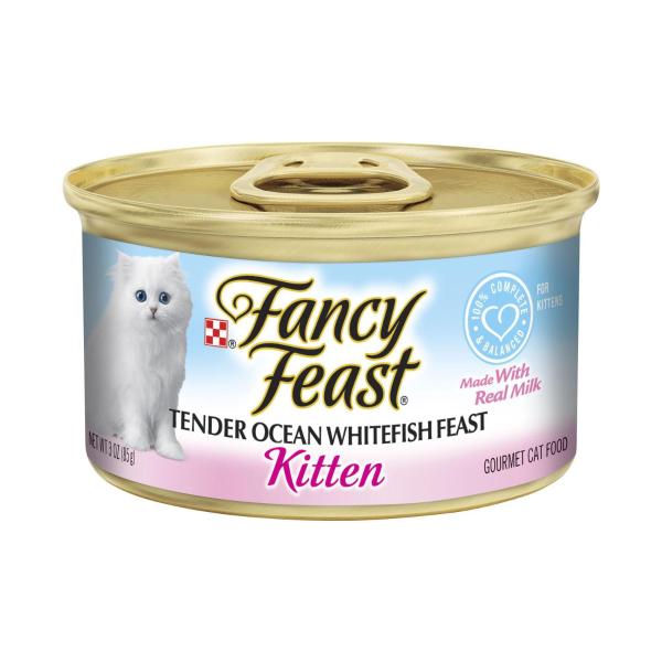Fancy Feast Classic Cat Food Kitten Whitefish Feast | 85g