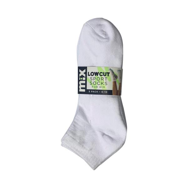 Mix Mens Low Cut Sports 5 pack