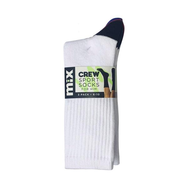 Mix Mens Crew Sport 3 pack