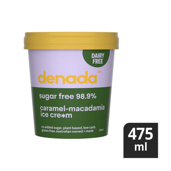 Buy DENADA SF VEGAN ICE CREAM CARAMEL MACADAMIA Coles