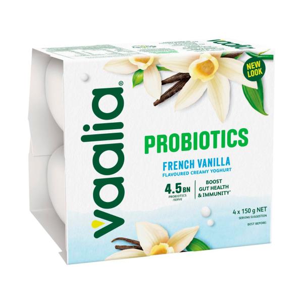 Vaalia Reduced Fat French Vanilla Yoghurt 4x150g 600g product image