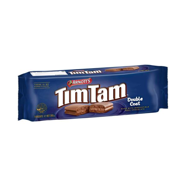 Arnott's Tim Tam Chocolate Biscuits Double Coat 200g product image