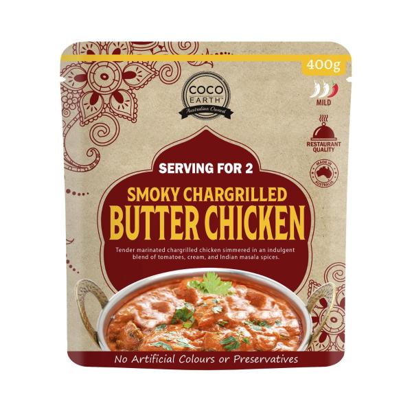 Buy Coco Earth Smoky Charcoal Butter Chicken 400g Coles