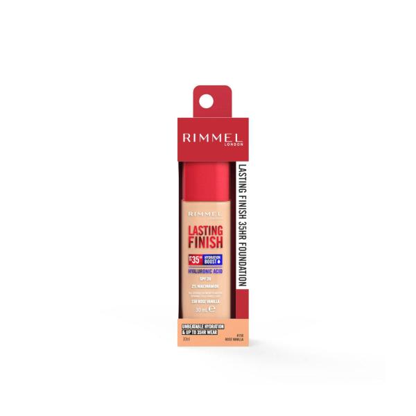 Rimmel Lasting Finish 35h Foundation 150 Rose Vanilla | 30mL – Coles