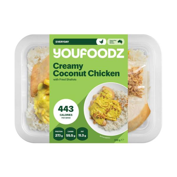 Creamy Coconut Chicken With Fried Shallots