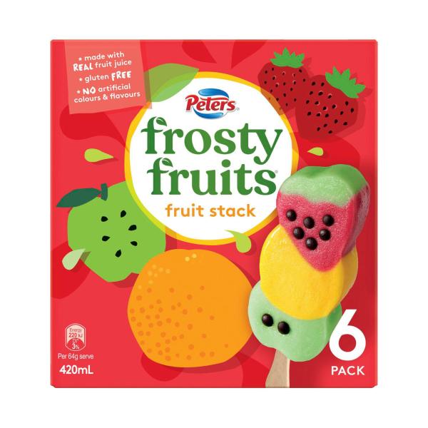 Frosty Fruits Fruit Stack Sorbet 6 Pack