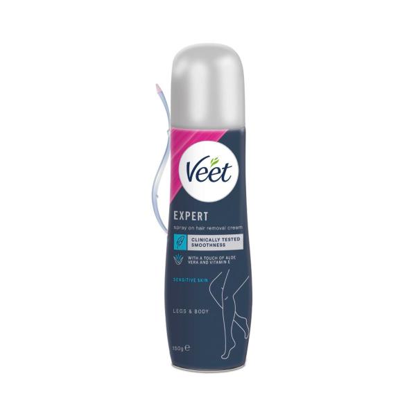 Expert Spray On Hair Removal Cream Sensitive Aloe Vera & Vitamin E