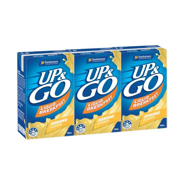 UP&GO Liquid Breakfast Banana 3x250ml | 750mL – Coles