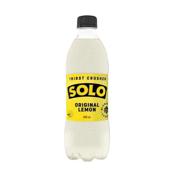 Thirst Crusher Original Lemon Soft Drink Bottle
