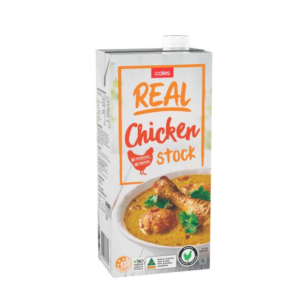 Coles Liquid Real Stock Chicken 1L product image
