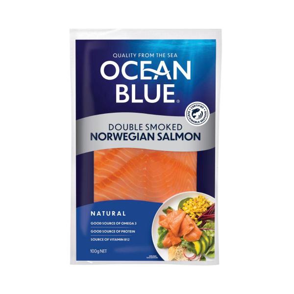 Ocean Blue Double Smoked Salmon 100g