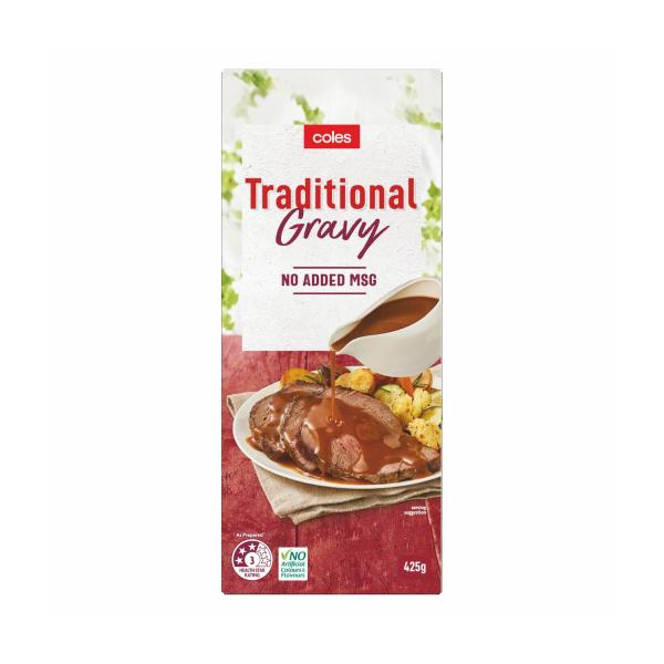 Coles Traditional Gravy Mix 425g