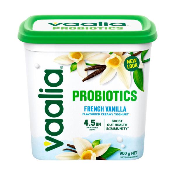 Vaalia Probiotics Yoghurt Vanilla 900g