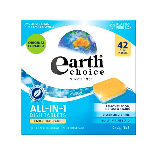 Earth Choice All in One Original Dishwasher Tablets 42 pack