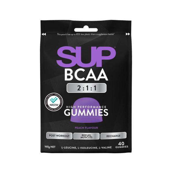 SUP Bcaa High Performance Gummies Peach Flavour 40 Pack