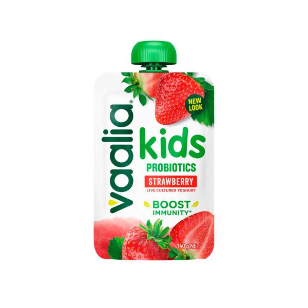 Vaalia Kids Yoghurt Pouch Strawberry 140g product image