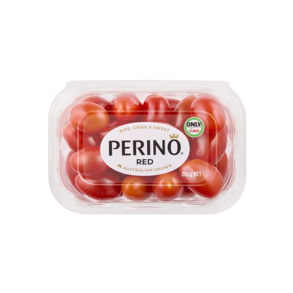 Coles Perino Red Grape Tomatoes 200g product image
