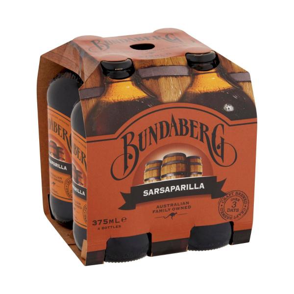 Brewed Drink Sarsaparilla 4x375ml