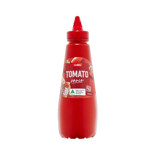 Coles Squeezy Tomato Sauce 500mL
