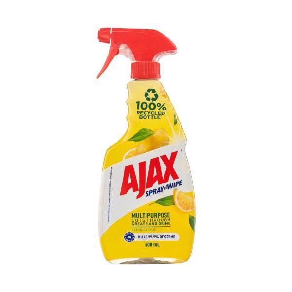 Ajax Spray N Wipe Lemon Citrus 5 in 1 Multi Purpose Cleaner Trigger Pack 500mL product image