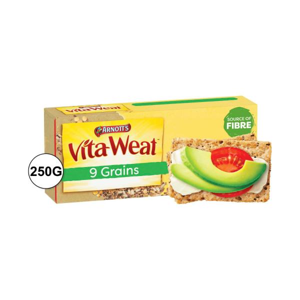 Arnott's Vita-weat 9 Grain Multigrain Crispbread Crackers 250g