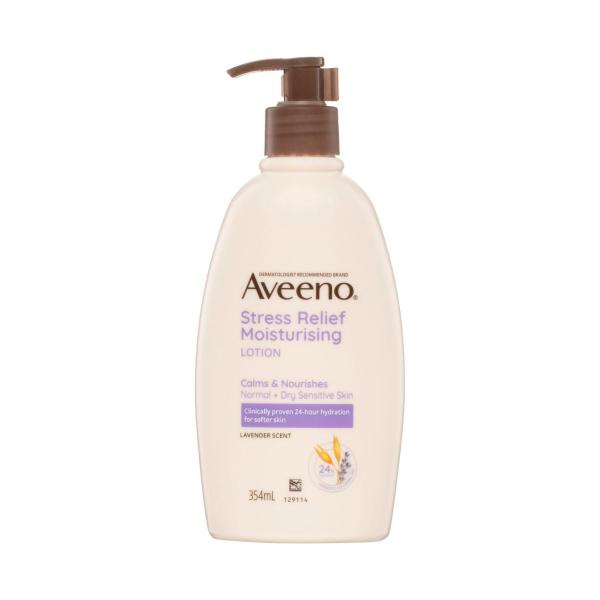 Stress Relief Moisturising Non-greasy Lavender Scented Body Lotion 24-hour Hydration Normal Dry Sensitive Skin