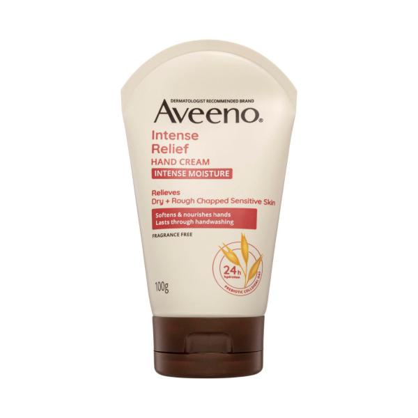 Intense Relief Soothing Fragrance Free Hand Cream 24-Hour Moisture Protect Dry Rough Chapped Sensitive Skin
