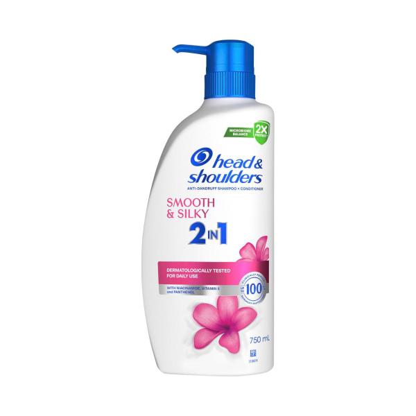 Smooth & Silky 2 In 1 Anti-dandruff Shampoo & Conditioner